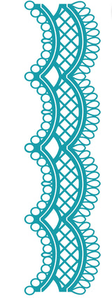 Creative Expressions Sue Wilson Border Decorative Drapes Craft Die