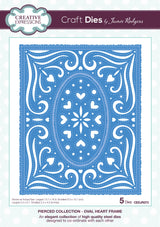 Creative Expressions Jamie Rodgers Oval Heart Frame Craft Die