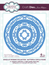 Creative Expressions Jamie Rodgers Butterfly Circle Frame Craft Die