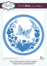 Creative Expressions Jamie Rodgers Fairy Village Butterfly Bouquet Craft Die