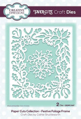 Paper Cuts Collection Festive Foliage Frame Craft Die