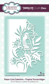 Paper Cuts Edger Tropical Toucan Craft Die