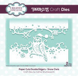 Creative Expressions Paper Cuts Snow Owls Double Edger Craft Die