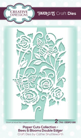 Creative Expressions Paper Cuts Bees & Blooms Double Edger Craft Die