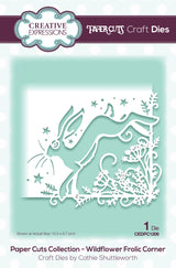 Creative Expressions Paper Cuts Wildflower Frolic Corner Craft Die