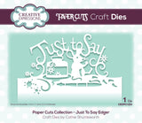 Creative Expressions Paper Cuts Just To Say Edger Craft Die