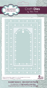 Creative Expressions Sam Poole Shabby Basics Decorative Frame Craft Die