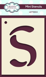 Mini Stencil Upper Case Letter