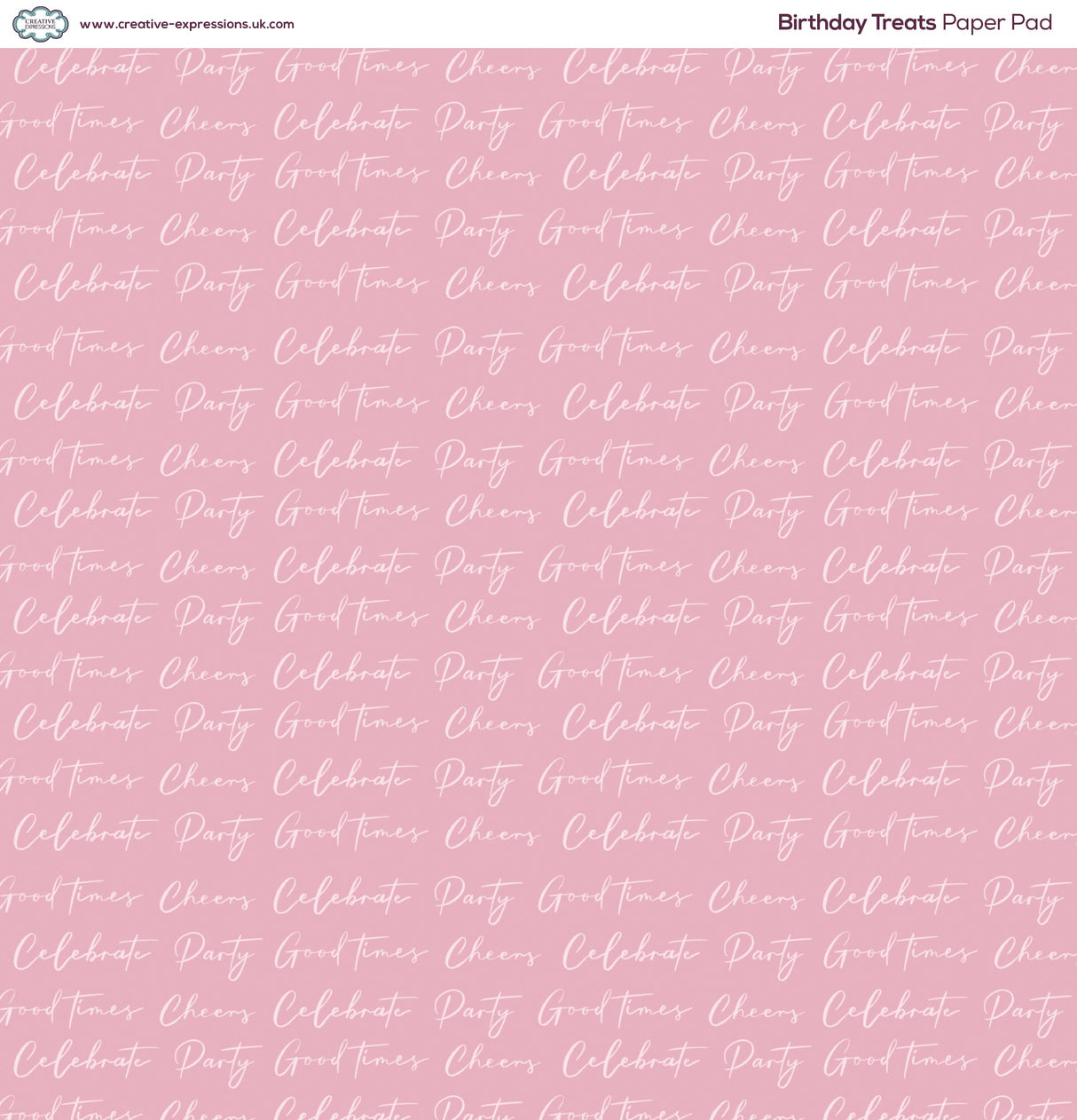 Creative Expressions Sweet Treats 8 in x 8 in Paper Pad