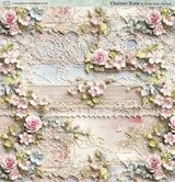 Creative Expressions Taylor Made Journals Chateau Rose 8 in x 8 in Paper Pad