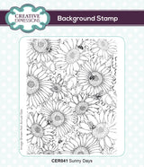 Creative Expressions Sunny Days 5 3/4 in x 4 I/2 in Rubber Stamp