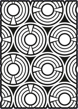 Creative Expressions A5 Stencil Geometric Circles