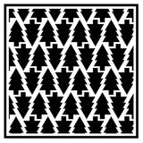 Pine Forest Stencil 6 x 6 designed by Sue Wilson