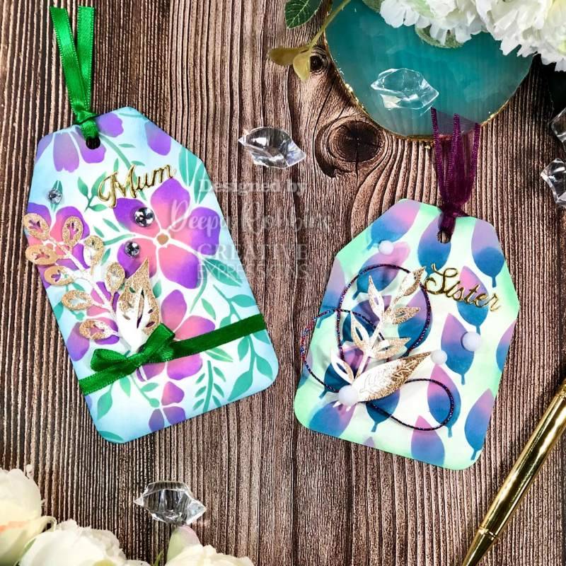 Creative Expressions Helen Colebrook Floral Daydream 7 in x 5 in Stencil