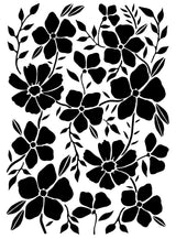 Creative Expressions Helen Colebrook Floral Daydream 7 in x 5 in Stencil