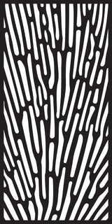 Creative Expressions Coral Rays DL Stencil 4 in x 8 in (10.0 x 20.3 cm)