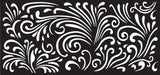 Creative Expressions Sam Poole Swirly Wallpaper 4 in x 8 in Stencil