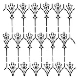 Creative Expressions Taylor Made Journals Garden Trellis 6 in x 6 in Stencil