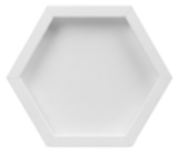 CrafTreat 3D Fold Shapes - Shadow Box White - Assorted Shapes 3pcs