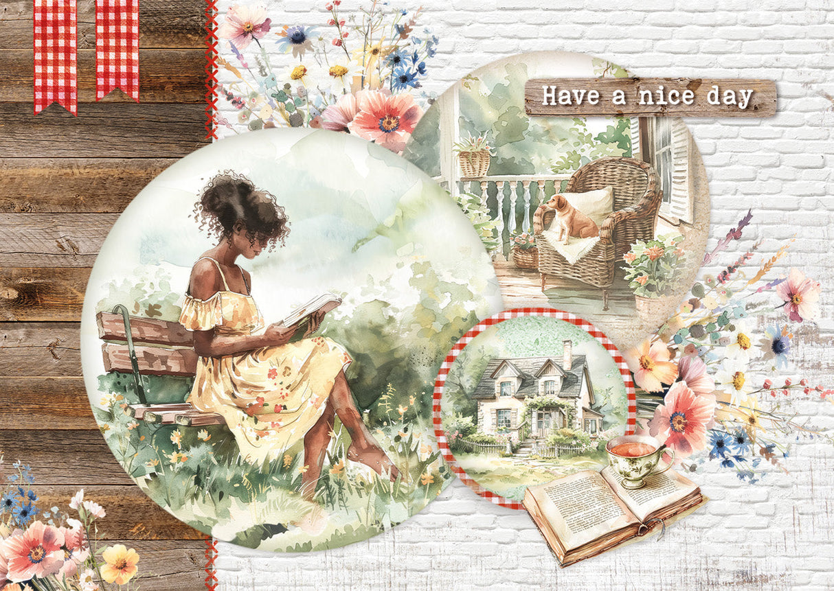 SL Card Making Pad Country Roads Essentials 14 Sheets