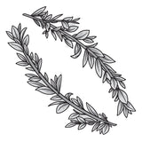 Couture Creations - Elegance Collection - Layering Stamp And Die Set - Curving Branches Mini (6pc)