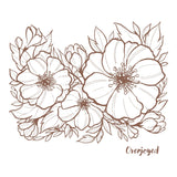 Petunia Background Acrylic Photopolymer Stamp Set (2pc)