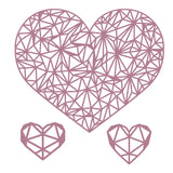 Geometric Hearts Cutting Die Set (3pc)