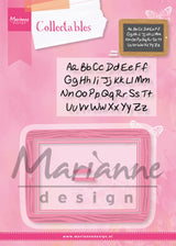 Marianne Design: Collectables Die & Stamp Set - School Slate