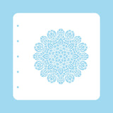 Stencil A6 For Magnetic Colour Set Christmas Time Mandala