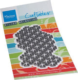 Craftables Die - Art texture Swiss cross