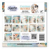 3Quarter Designs Cerulean Score 8x8 Paper Pack