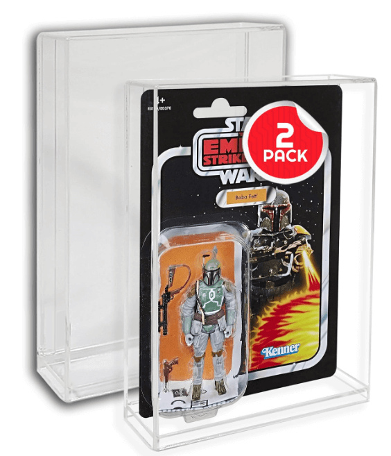 carded action figure display case Acrylic Display Case for Star Wars & GI-Joe Carded 3.75