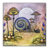 Thistlecap Mushrooms Stamp