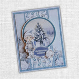 White Christmas 6x8" Die Cuts & Sentiments 32937