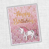 Happy Birthday Large Layered Metal Cutting Die 16874