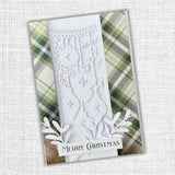 Hanging Christmas Ornaments Border Die 32448