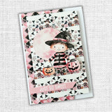 Pink Halloween Embossed Die Cuts 32790