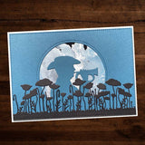 Poppy Field Border Metal Cutting Die 18640