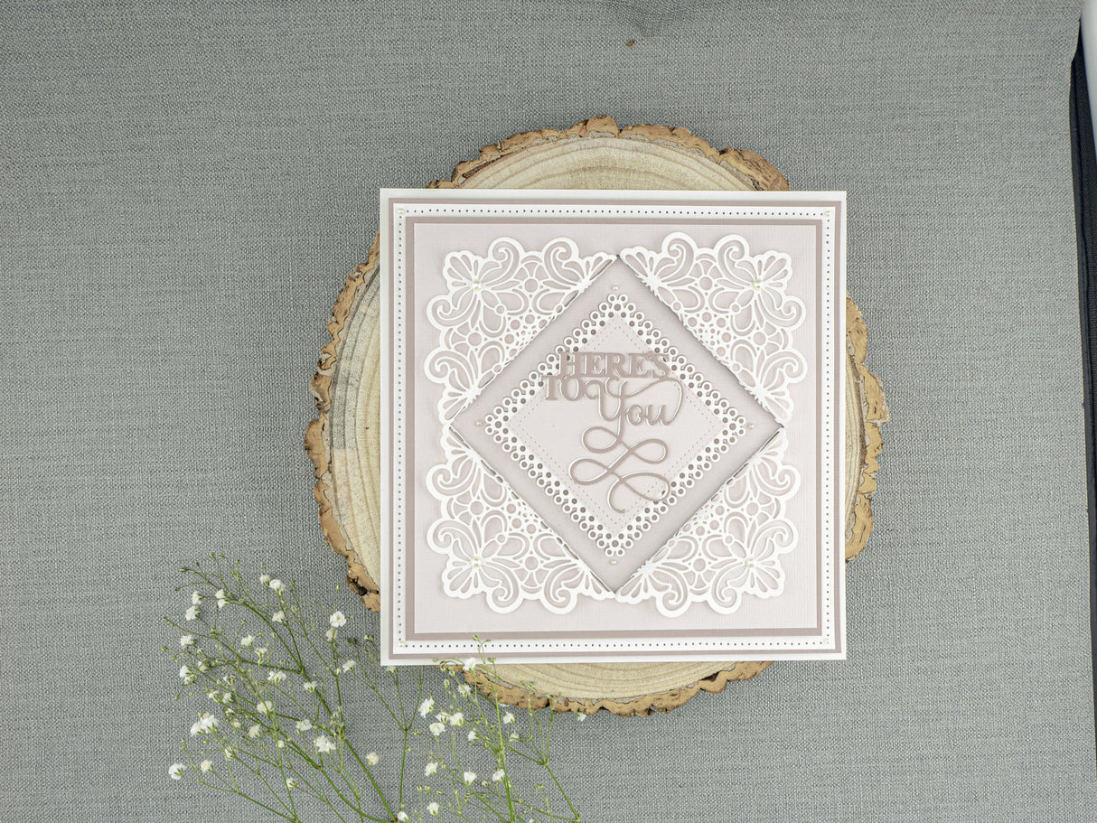 Dies by Sue Wilson Frames and Tags Joanie