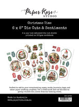 Christmas TIme 6x8" Die Cuts & Sentiments 32766