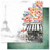 Coffee In Paris E 12x12 Paper (12pc Bulk Pack) 32319