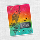 Sketchy Floral - Hello 4x6" Clear Stamp Set 19075