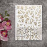 Creative Expressions Broken Glass DL Stencil 4 in x 8 in (10.0 x 20.3 cm)