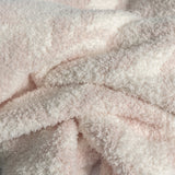 Primrose Pink and Soft White Vintage Floral Print Toddler Blanket