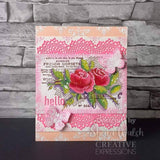 Creative Expressions Sam Poole Shabby Basics Shabby Butterflies Craft Die