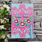 Creative Expressions Sue Wilson Friend Shadowed Stacked Sentiment Craft Die