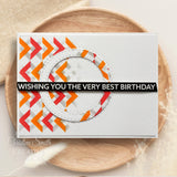 Creative Expressions Interlocking Squares Mini Triple Layering Stencil 4 in x 3 in Set of 3