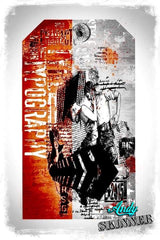 Creative Expressions Andy Skinner The Last Tango 3.6 in x 4.7 in Rubber Stamp
