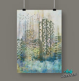 Creative Expressions Andy Skinner City Of Dreams 7 in x 7 in Stencil