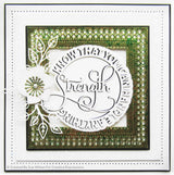 Sue Wilson Circle Sayings Strength Craft Die